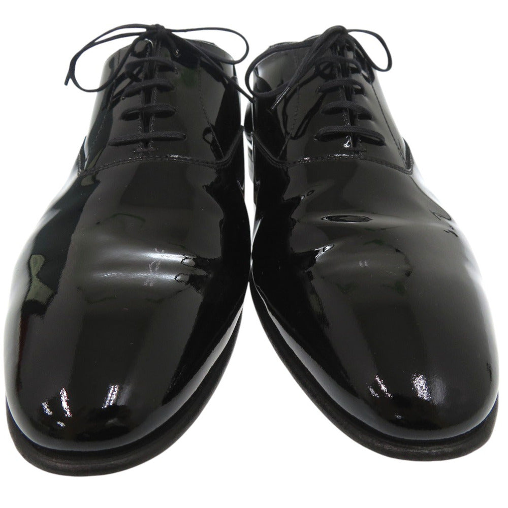 CROCKETT&JONES Leather shoes Patent leather black 5599 CHEAM Plain Toe 11" mens 9 1/2E Used Authentic