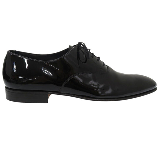 CROCKETT&JONES Leather shoes Patent leather black 5599 CHEAM Plain Toe 11" mens 9 1/2E Used Authentic