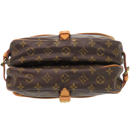 LOUIS VUITTON Shoulder Bag M42256 Monogram canvas Brown Monogram Saumur 30 Women Used Authentic