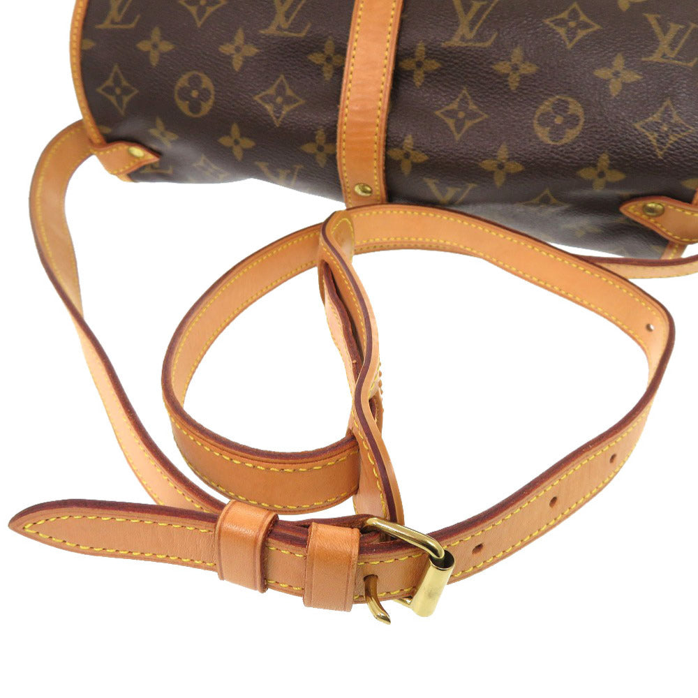 LOUIS VUITTON Shoulder Bag M42256 Monogram canvas Brown Monogram Saumur 30 Women Used Authentic