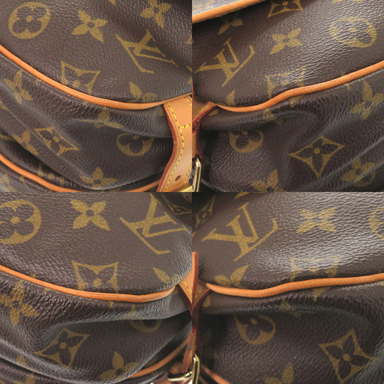 LOUIS VUITTON Shoulder Bag M42256 Monogram canvas Brown Monogram Saumur 30 Women Used Authentic