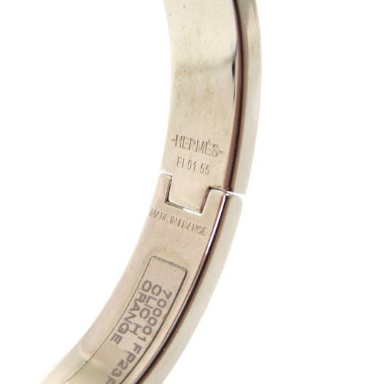 HERMES Bangle metal Orange Click crack PM Women Used Authentic