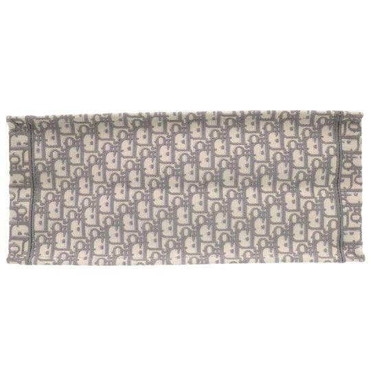 Christian Dior Tote Bag M1286ZRIW-M932 canvas gray Book Tote Oblique Embroidery Large Women Used Authentic