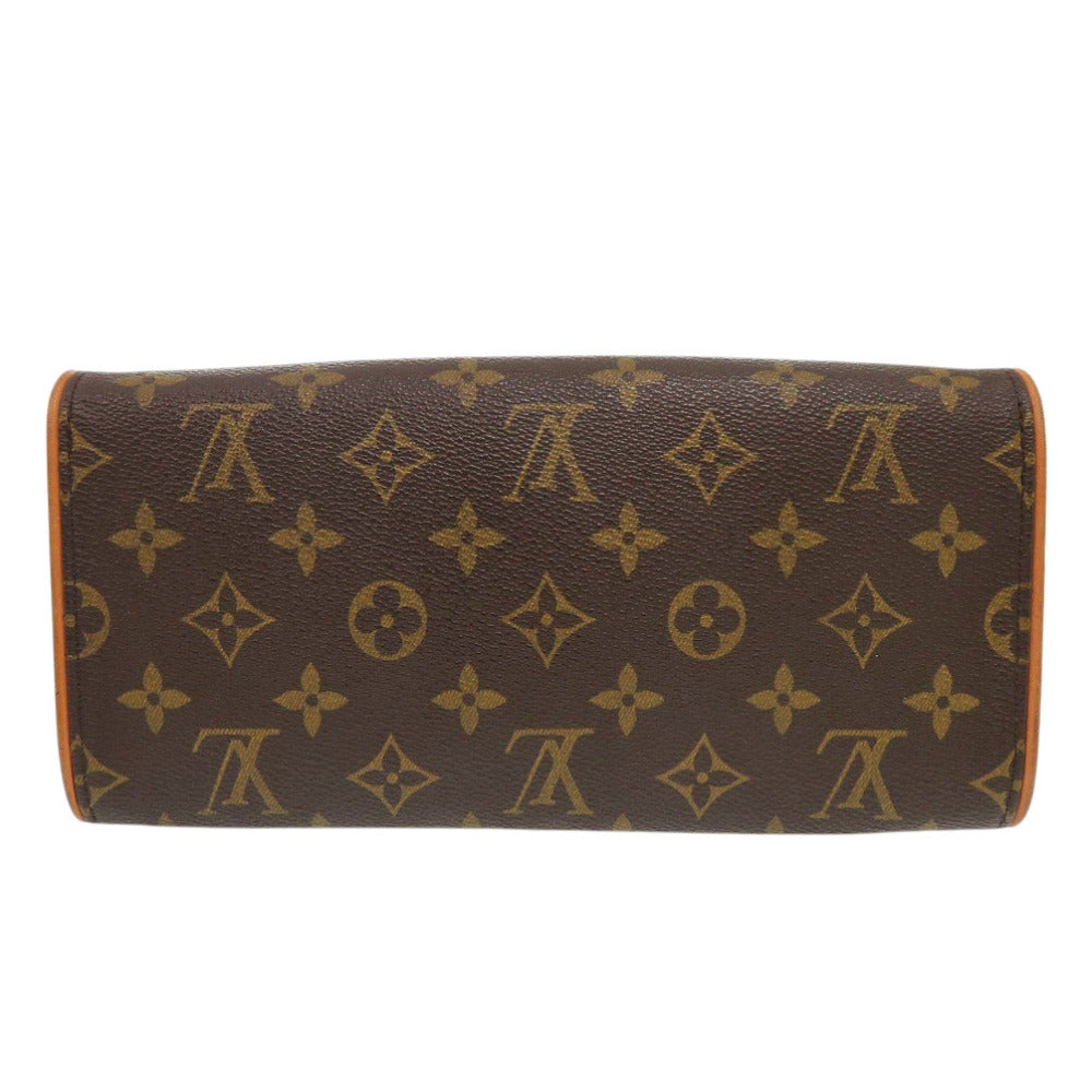 LOUIS VUITTON Shoulder Bag M51852 Monogram canvas Brown Monogram Pochette Twin GM Women Used Authentic