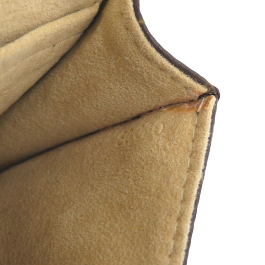 LOUIS VUITTON Shoulder Bag M51852 Monogram canvas Brown Monogram Pochette Twin GM Women Used Authentic