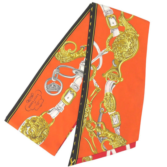 HERMES scarf silk multicolor Maxi Twilly Maxi Twilly Brides de Gala Women Used Authentic