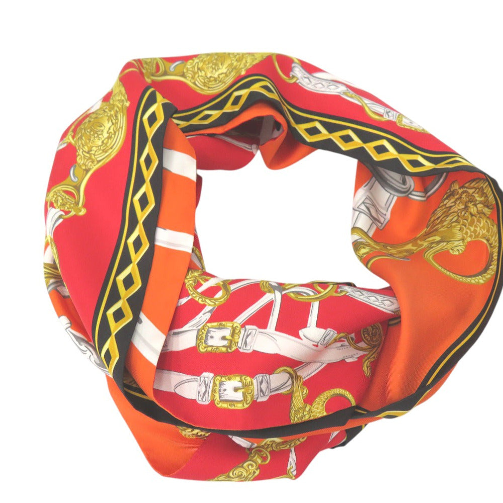 HERMES scarf silk multicolor Maxi Twilly Maxi Twilly Brides de Gala Women Used Authentic