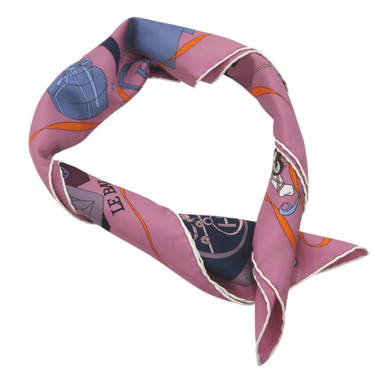 HERMES scarf silk multicolor Carre70 LE BAL MASQUE Masked Ball Women Used Authentic