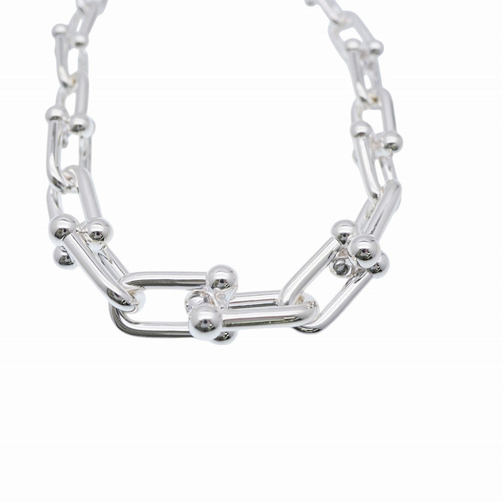 TIFFANY&Co. Necklace Silver925 Silver Hardware graduated link mens Used Authentic