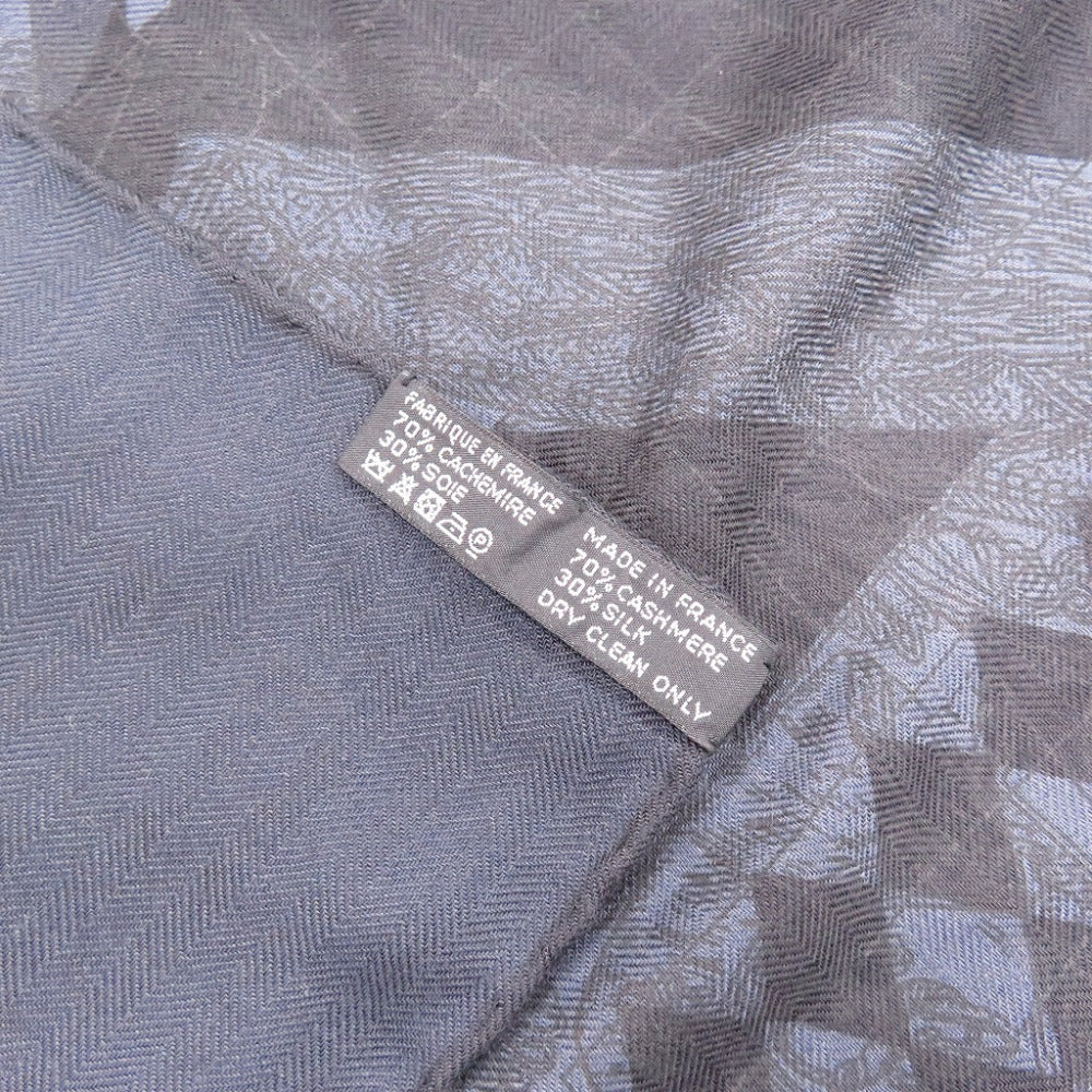 HERMES Stall Cashmere, Silk, 70% Cashmere/30% Silk Gradation Carre140 Steeplepost unisex(Unisex) Used Authentic