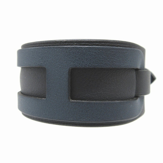HERMES bracelet Vaux Swift Navy Etrivire Babour unisex(Unisex) Used Authentic