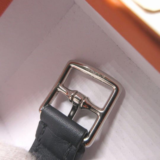 HERMES bracelet Vaux Swift Navy Etrivire Babour unisex(Unisex) Used Authentic