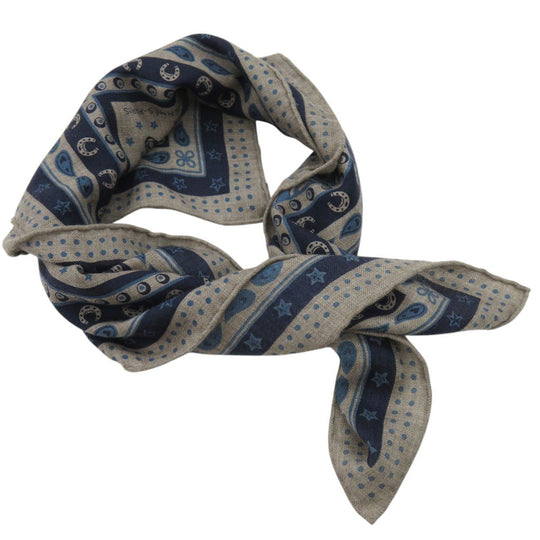 HERMES scarf silk Etope Carre H 65 Cheval Punk Bandana unisex(Unisex) Used Authentic