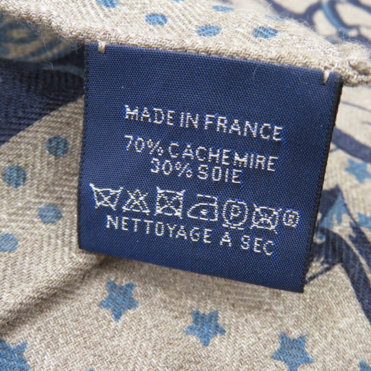 HERMES scarf silk Etope Carre H 65 Cheval Punk Bandana unisex(Unisex) Used Authentic