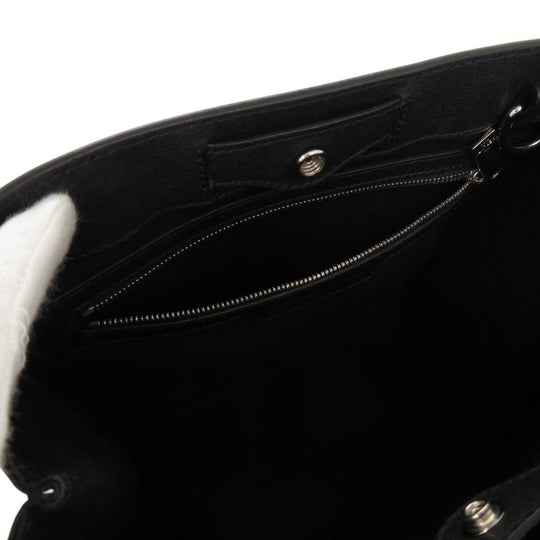 Berluti Handbag leather black URIS GULLIBA 2WAY HANDBAG LEATHER Women Used Authentic