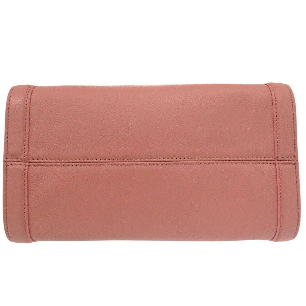 Alexander McQueen Handbag leather pink Women Used Authentic