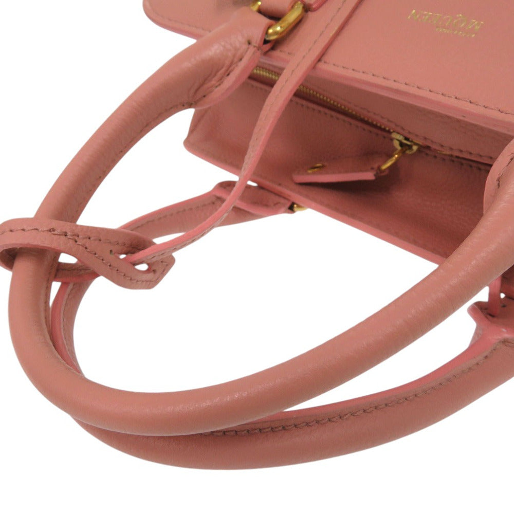 Alexander McQueen Handbag leather pink Women Used Authentic
