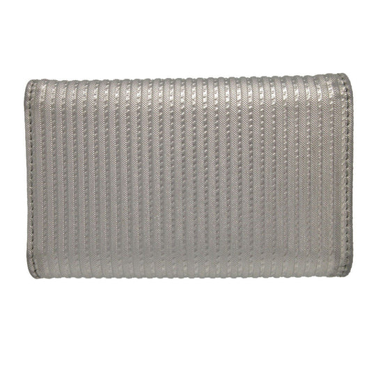 BVLGARI Key case Key holder  leather Silver six hooks Mirerigue unisex(Unisex) Used Authentic