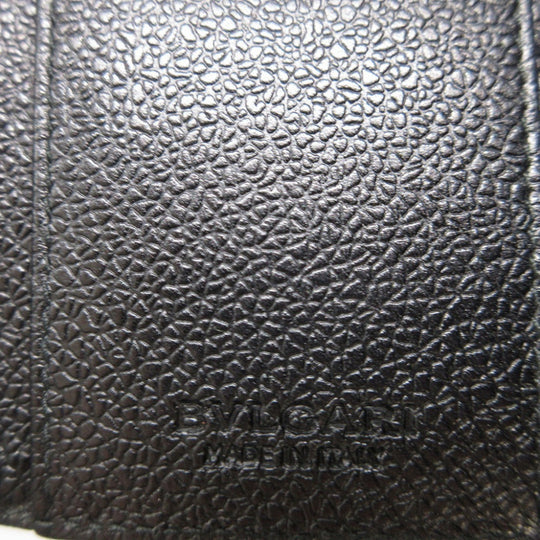 BVLGARI Key case Key holder  leather Silver six hooks Mirerigue unisex(Unisex) Used Authentic