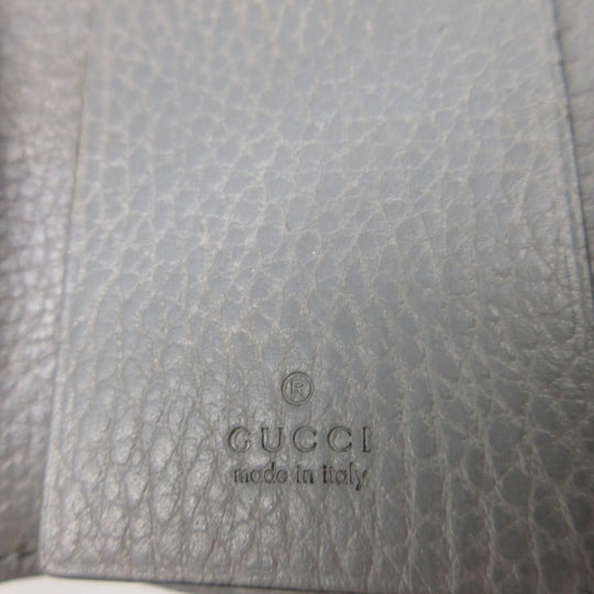 GUCCI Key case Key holder  456118 leather gray six hooks GG Marmont unisex(Unisex) Used Authentic