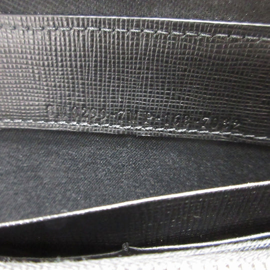 FENDI Long Wallet Purse 8M0299 leather black Zip Around Karl Lagerfeld Karito unisex(Unisex) Used Authentic