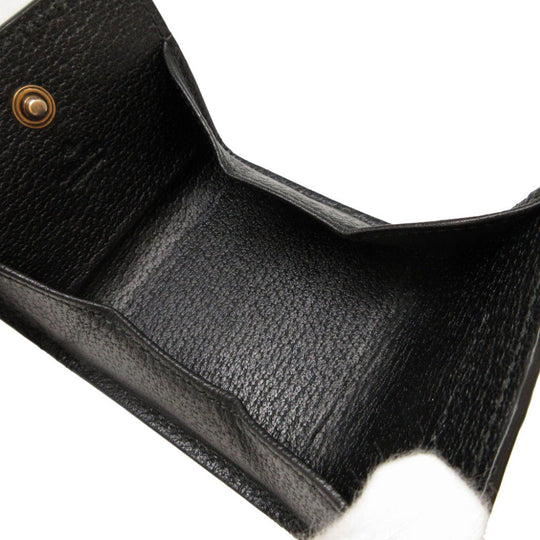 GUCCI Coin case 473959 leather black GG Marmont unisex(Unisex) Used Authentic