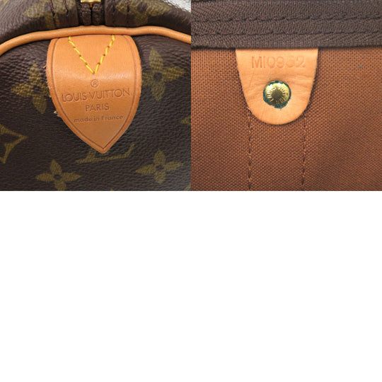 LOUIS VUITTON Boston Duffel bag M41422 Monogram canvas Brown Monogram Keepall 60 mens Used Authentic