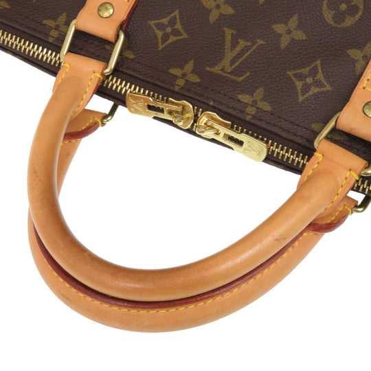 LOUIS VUITTON Boston Duffel bag M41422 Monogram canvas Brown Monogram Keepall 60 mens Used Authentic