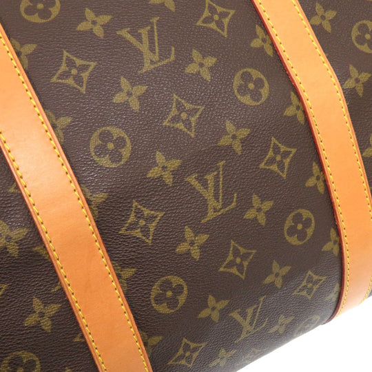 LOUIS VUITTON Boston Duffel bag M41422 Monogram canvas Brown Monogram Keepall 60 mens Used Authentic