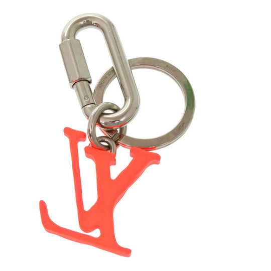 LOUIS VUITTON key ring MP2291 metal Orange Portocray LV Sharp mens(Unisex) Used Authentic