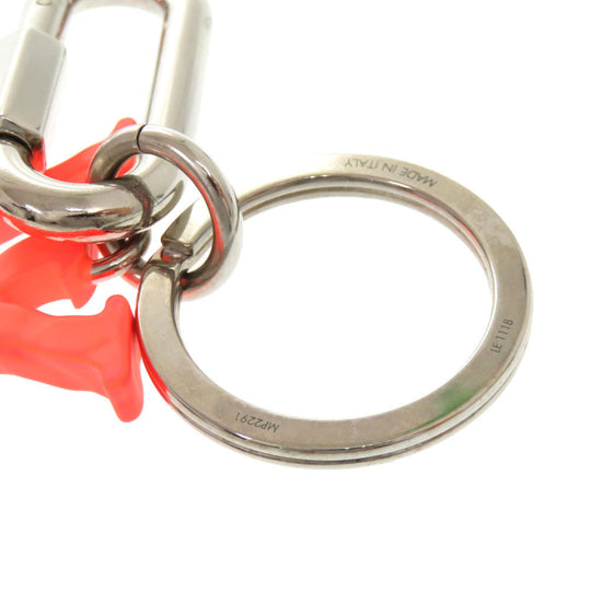 LOUIS VUITTON key ring MP2291 metal Orange Portocray LV Sharp mens(Unisex) Used Authentic