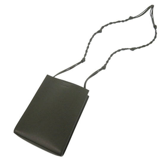 JIL SANDER Shoulder Bag JSMT853173 leather green tangle small unisex(Unisex) Used Authentic