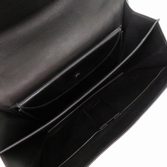 HERMES Shoulder Bag Box scarf black vintage fonsbell Women Used Authentic