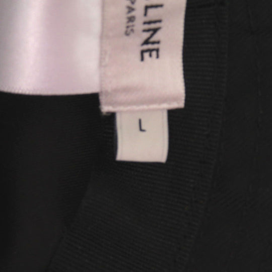 CELINE hat 2AU5B968P cotton black Bucket hat size L Women L Used Authentic