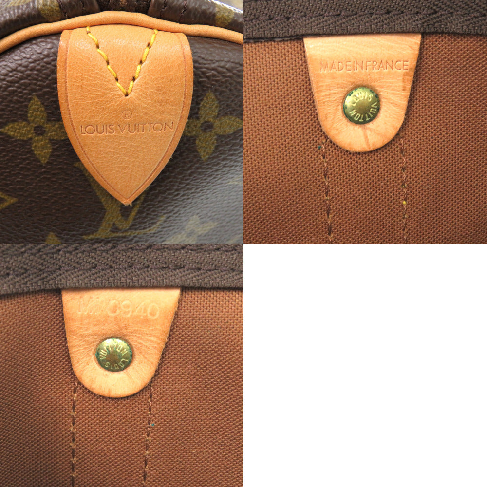 LOUIS VUITTON Boston Duffel bag M41422 Monogram canvas Brown Monogram Keepall 60 mens Used Authentic