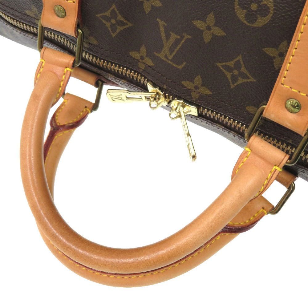 LOUIS VUITTON Boston Duffel bag M41422 Monogram canvas Brown Monogram Keepall 60 mens Used Authentic