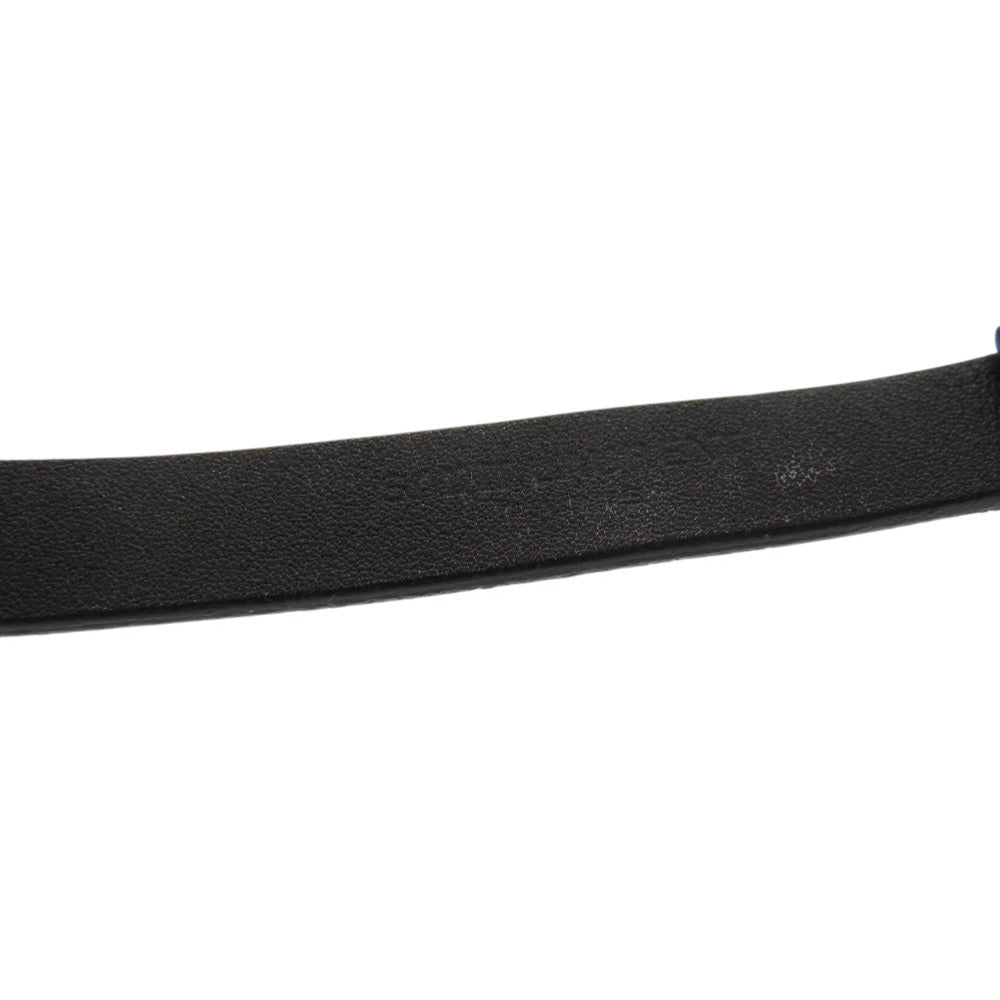 SAINT LAURENT PARIS bracelet Suede black Cassandra logo Women Used Authentic