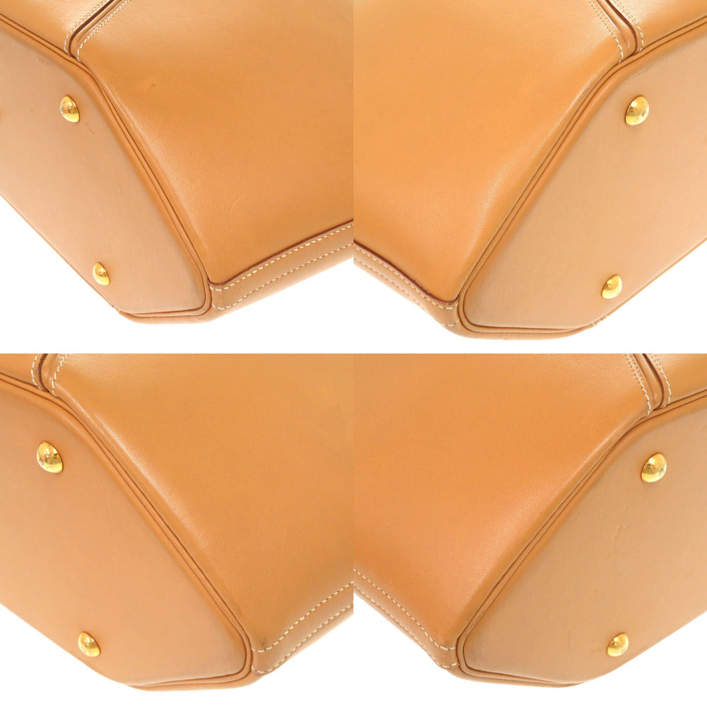 HERMES Handbag Vaux Chamonix natural le de Bou Women Used Authentic