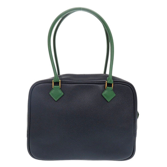 HERMES Handbag Courchevel Blue indigo Mini plum Women Used Authentic