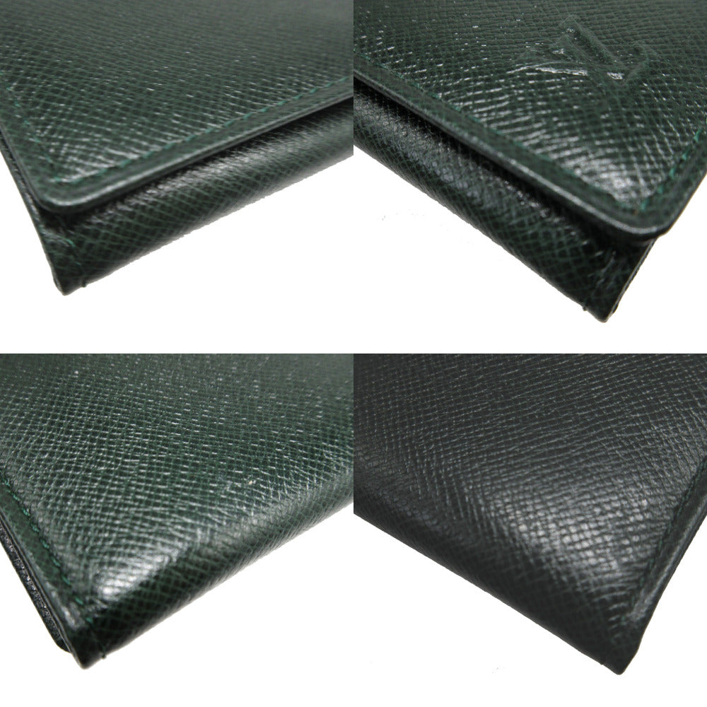 LOUIS VUITTON Key case Key holder  Taiga green 4 hooks Taiga Multicles unisex(Unisex) Used Authentic