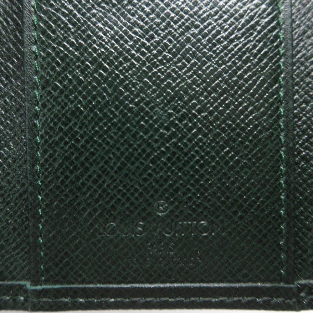 LOUIS VUITTON Key case Key holder  Taiga green 4 hooks Taiga Multicles unisex(Unisex) Used Authentic