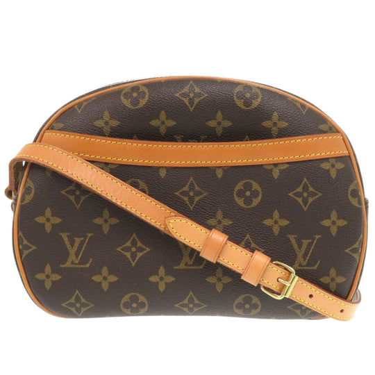 LOUIS VUITTON Shoulder Bag M51221 Monogram canvas Brown Monogram Blois Women Used Authentic