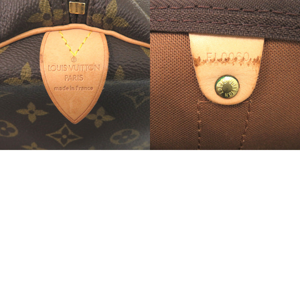 LOUIS VUITTON Boston Duffel bag M41422 Monogram canvas Brown Monogram Keepall 60 mens Used Authentic