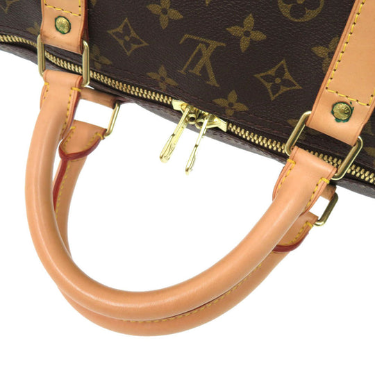 LOUIS VUITTON Boston Duffel bag M41422 Monogram canvas Brown Monogram Keepall 60 mens Used Authentic