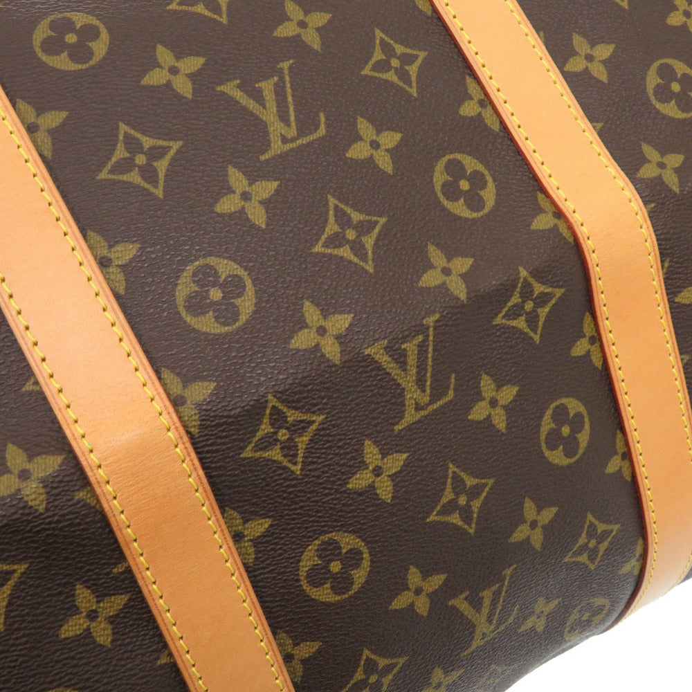 LOUIS VUITTON Boston Duffel bag M41422 Monogram canvas Brown Monogram Keepall 60 mens Used Authentic