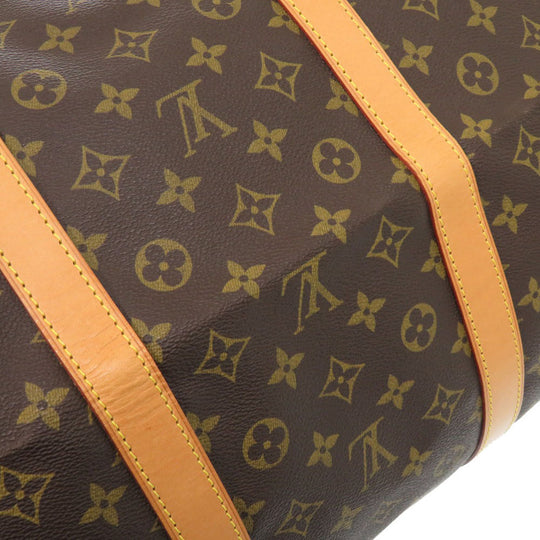 LOUIS VUITTON Boston Duffel bag M41422 Monogram canvas Brown Monogram Keepall 60 mens Used Authentic