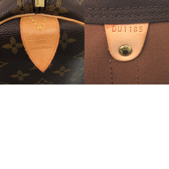 LOUIS VUITTON Boston Duffel bag M41422 Monogram canvas Brown Monogram Keepall 60 mens Used Authentic