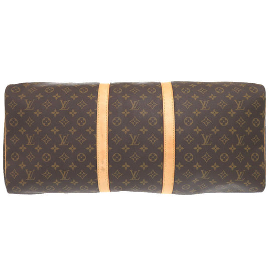 LOUIS VUITTON Boston Duffel bag M41422 Monogram canvas Brown Monogram Keepall 60 mens Used Authentic