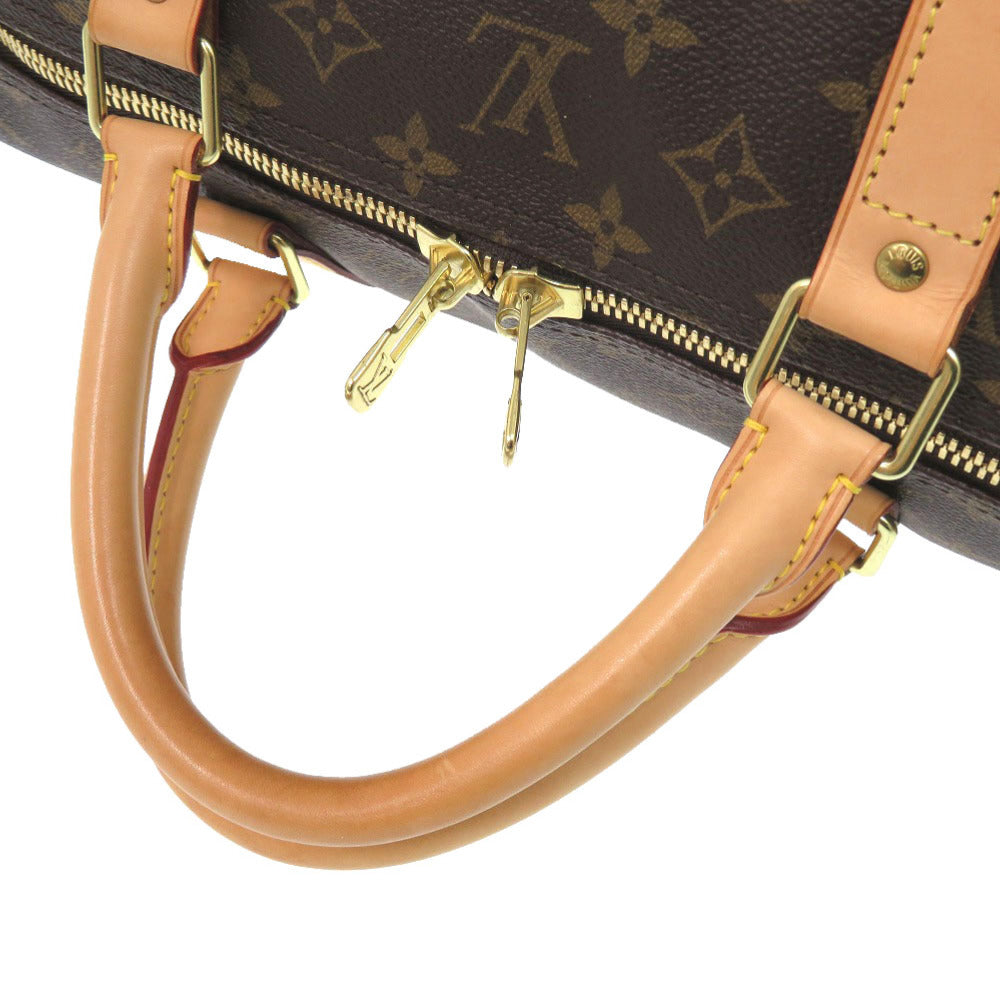 LOUIS VUITTON Boston Duffel bag M41422 Monogram canvas Brown Monogram Keepall 60 mens Used Authentic