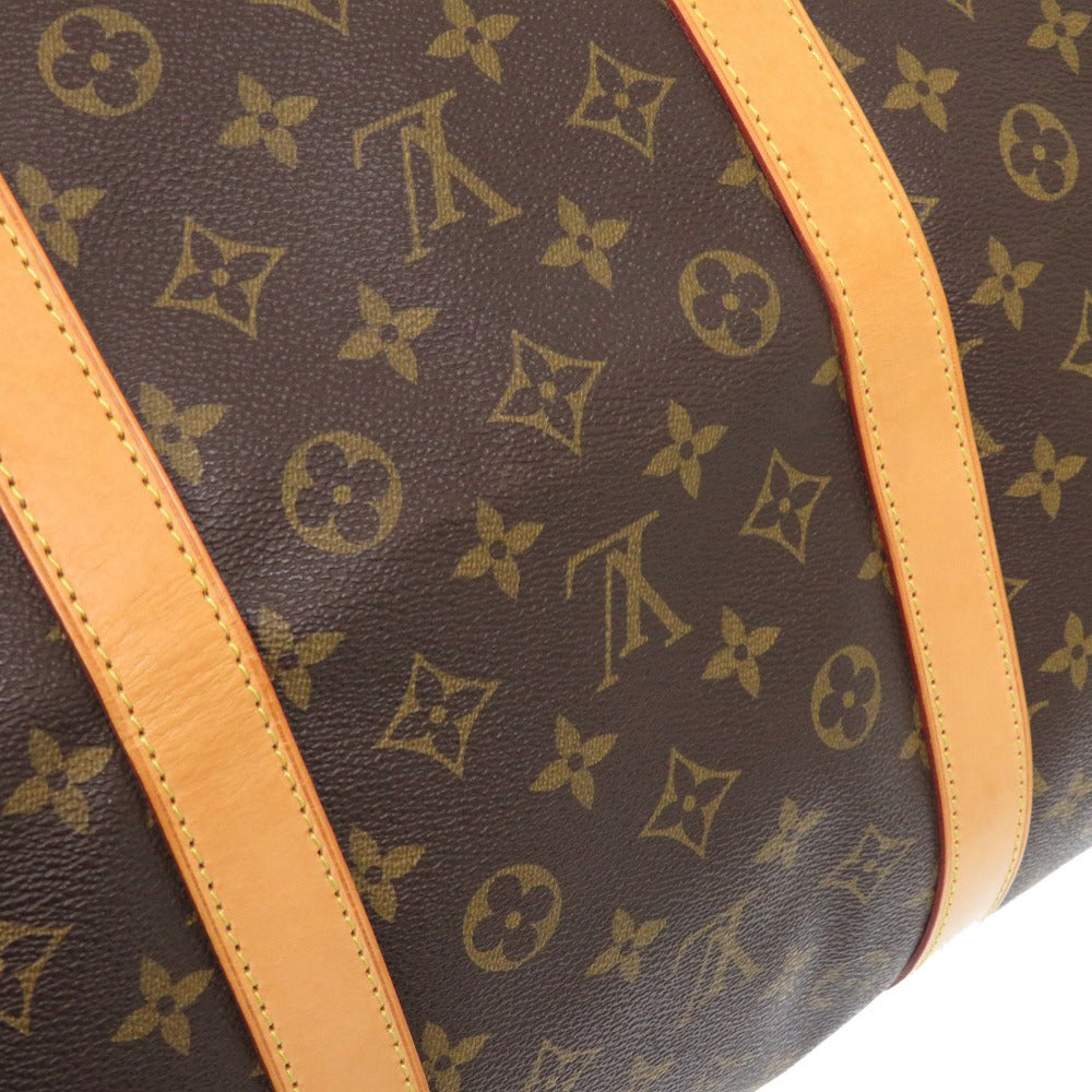 LOUIS VUITTON Boston Duffel bag M41422 Monogram canvas Brown Monogram Keepall 60 mens Used Authentic